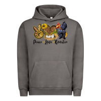 Pigment Tornado Peace Love Rooster Urban Hoodie - LillyAllenDesigns