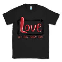 Black love all day every day hearts Classic Tee - MaliasSmallBusiness