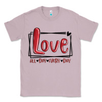 Lilac love all day every day hearts Classic Tee - MaliasSmallBusiness