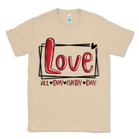 Mushroom love all day every day hearts Classic Tee - MaliasSmallBusiness