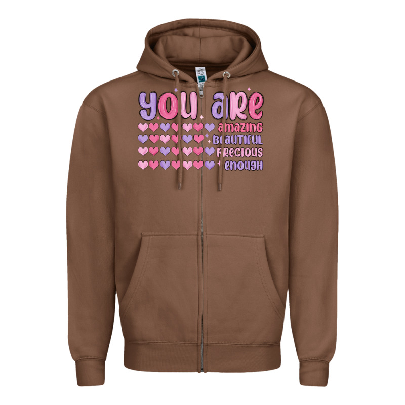 You Are Valentine Zipper Hoodie by MaliasSmallBusiness | Teevron