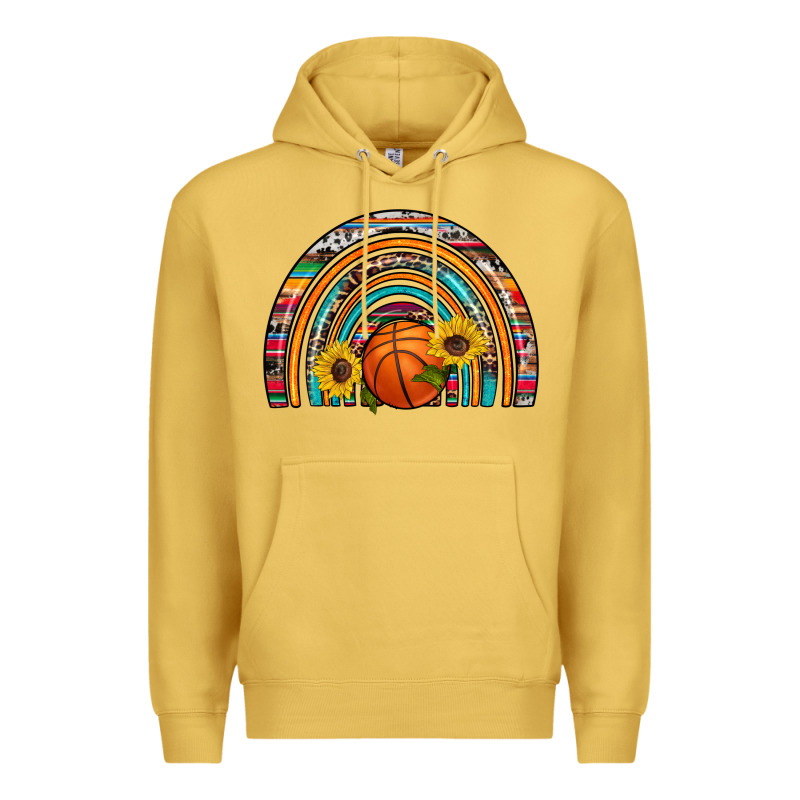 Basketball Rainbow Premium Hoodie by Artiststas | Teevron