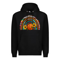 Black basketball rainbow Premium Hoodie - Artiststas