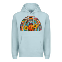Blue Mist basketball rainbow Premium Hoodie - Artiststas