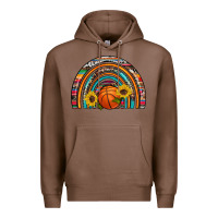 Chestnut basketball rainbow Premium Hoodie - Artiststas