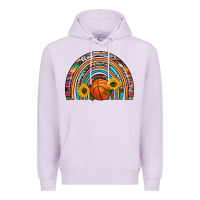 Lilac basketball rainbow Premium Hoodie - Artiststas