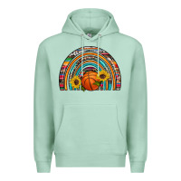 Seafoam basketball rainbow Premium Hoodie - Artiststas