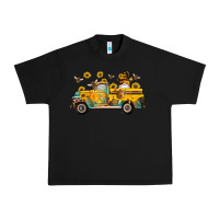 Black western bee gnomes truck sunflowers honeycomb beehive honey turquoise Urban Heavy Tee - Artiststas