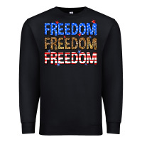 Black Freedom freedom freedom Premium Sweatshirt - Neo Western