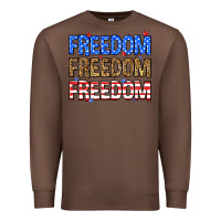 Chestnut Freedom freedom freedom Premium Sweatshirt - Neo Western