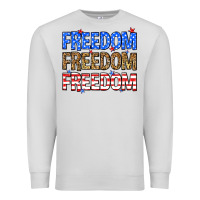 Dove Grey Freedom freedom freedom Premium Sweatshirt - Neo Western