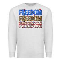 Oatmeal Heather Freedom freedom freedom Premium Sweatshirt - Neo Western