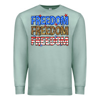 Seafoam Freedom freedom freedom Premium Sweatshirt - Neo Western