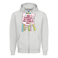 Dove Grey take whatever you need  have a great day Zipper Hoodie - MaliasSmallBusiness