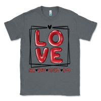Charcoal Heather love all day every day Classic Tee - MaliasSmallBusiness