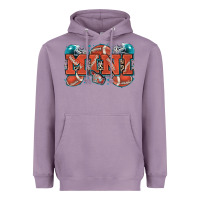 Lavender mini American football Heavyweight Hoodie - Zillion Design Studio