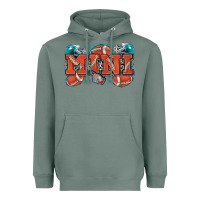 Sage mini American football Heavyweight Hoodie - Zillion Design Studio