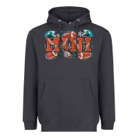Smoke mini American football Heavyweight Hoodie - Zillion Design Studio