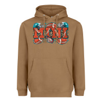 Toasted Coconut mini American football Heavyweight Hoodie - Zillion Design Studio