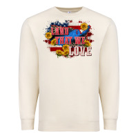Sandshell Land that we love 4th of july Premium Sweatshirt - CowGirlArtShop