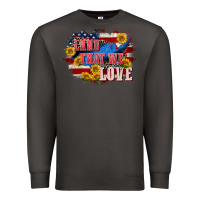 Smoke Land that we love 4th of july Premium Sweatshirt - CowGirlArtShop