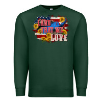 Sports Green Land that we love 4th of july Premium Sweatshirt - CowGirlArtShop