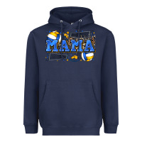 Navy mama volleyball Heavyweight Hoodie - Zillion Design Studio