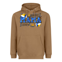 Toasted Coconut mama volleyball Heavyweight Hoodie - Zillion Design Studio