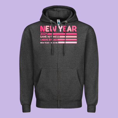 Zipper Hoodie 2024 new year
