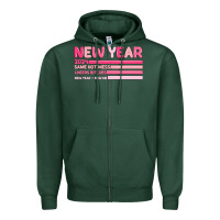 Sports Green 2024 new year Zipper Hoodie - MaliasSmallBusiness