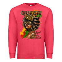 Cardinal afro queen juneteenth Premium Sweatshirt - HRA Design Shop