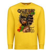 Lemon afro queen juneteenth Premium Sweatshirt - HRA Design Shop