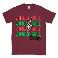 Burgundy jingle bell rock Classic Tee - MaliasSmallBusiness