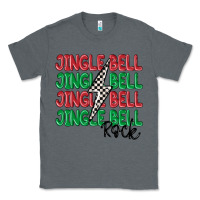 Charcoal Heather jingle bell rock Classic Tee - MaliasSmallBusiness