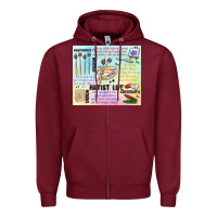 Burgundy artist life Zipper Hoodie - MaliasSmallBusiness