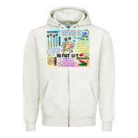 Oatmeal Heather artist life Zipper Hoodie - MaliasSmallBusiness