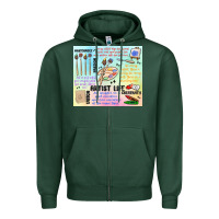 Sports Green artist life Zipper Hoodie - MaliasSmallBusiness