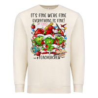 Sandshell it's fine we're fine everythıng is fine! Premium Sweatshirt - FaDigitalArtStudio