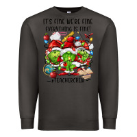 Smoke it's fine we're fine everythıng is fine! Premium Sweatshirt - FaDigitalArtStudio