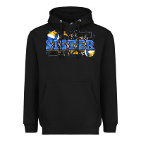 Black sister volleyball Heavyweight Hoodie - Zillion Design Studio
