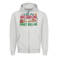 Dove Grey call me antisocial but please dont call me Zipper Hoodie - MaliasSmallBusiness