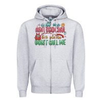 Heather Grey call me antisocial but please dont call me Zipper Hoodie - MaliasSmallBusiness
