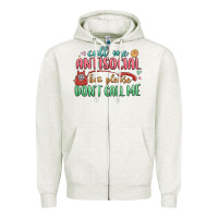 Oatmeal Heather call me antisocial but please dont call me Zipper Hoodie - MaliasSmallBusiness