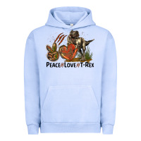 Pigment Grape Ice Western Peace Love T-Rex Urban Hoodie - LillyAllenDesigns