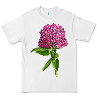 White Red Clover Illustrations Premium Tee - LillyAllenDesigns