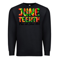 Black juneteenth free ish since 1865 Premium Sweatshirt - HRA Design Shop