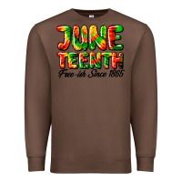 Chestnut juneteenth free ish since 1865 Premium Sweatshirt - HRA Design Shop
