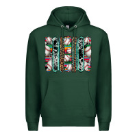 Sports Green baseball serape cowhide turquoise leopard glitter  brushstrokes Premium Hoodie - Artiststas