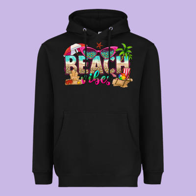 Beach Vibes Heavyweight Hoodie Designed By Texasbilliewilder
