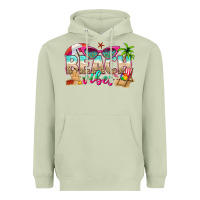 Matcha beach vibes Heavyweight Hoodie - texasbilliewilder